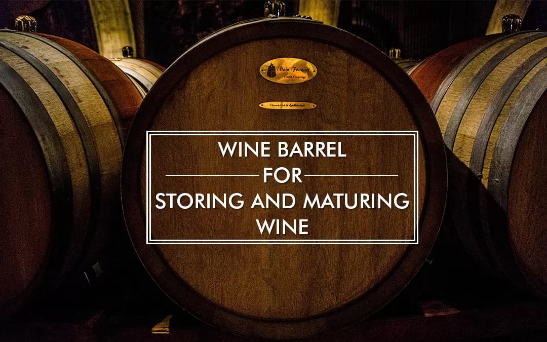 Wine Barrel for Storing and Maturing Wine