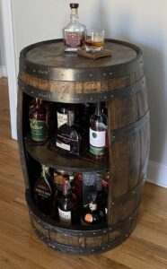 Whiskey Barrel Cabinet 