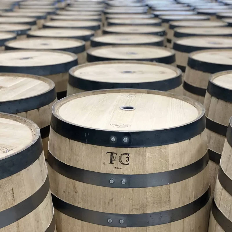 white oak barrels