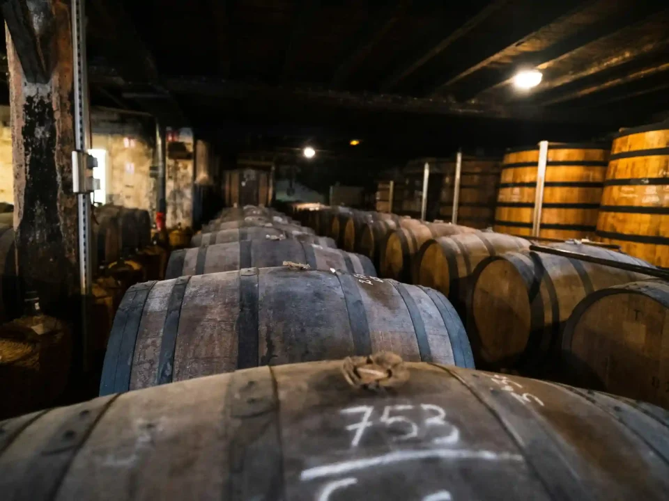 Inspection of Whiskey Barrel
